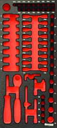 MODULE MOUSSE FINITION METAL VIDE DOUILLES 1/4' -09772