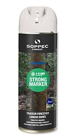 Bombe de peinture - Traceur strong marker SOPPEC 500 ml - longue durée blanc 4-6 ans - 131700o