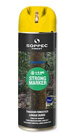 Bombe de peinture - Traceur strong marker SOPPEC longue durée jaune 4-6 ans - 131702o