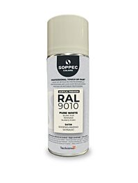SOPPEC ACRYL PREMIUM RAL9010 SATIN 400ML (blanc pur) - SOPPEC - 424136