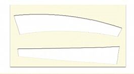 POCHOIR SOPPEC 2 QUEUES DE FLÈCHE EN PVC 1MM D'ÉPAISSEUR RÉUTILISABLE -451727