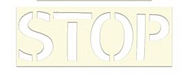 POCHOIR SOPPEC LETTRE STOP EN PVC 1MM D'ÉPAISSEUR RÉUTILISABLE -451729