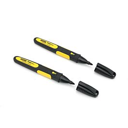 Marqueurs noirs pointe fine - 2 pièces - Fatmax - 0-47-312 - STANLEY FATMAX