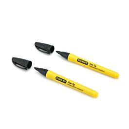 Marqueur noir pointe fine - 2 pièces - 0-47-316 - STANLEY