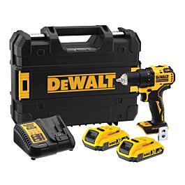Perceuse-visseuse compacte XR 18 V 2 Ah Li-Ion Brushless - DCD708D2T-QW - DEWALT