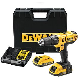 Perceuse-visseuse à percussion XR 18V 2Ah Li-Ion - Mandrin plastique - DCD776D2-QW - DEWALT