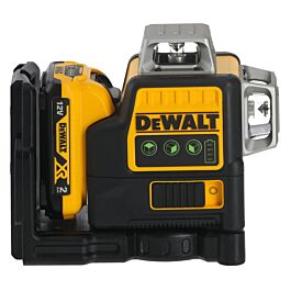 Niveau laser multilignes 3 x 360° XR 12 V 2 Ah Li-Ion - faisceaux verts - DCE089D1G-QW - DEWALT