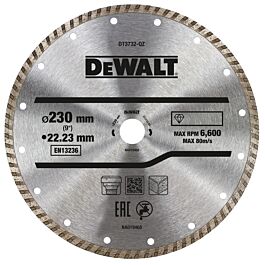 Disque turbo pour matériaux de construction/béton 230 x 22,2 mm - DT3732-QZ - DEWALT