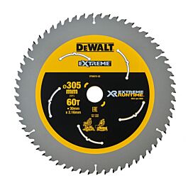 Lame de scie circulaire stationnaire carbure XR Runtime, 305 x 30 mm, 60 dents - DT99575-QZ - DEWALT