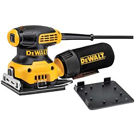 Ponceuse vibrante 1/4 de feuille 230 W - sac à poussière avec adaptateur d'aspi. - DWE6411-QS - DEWALT