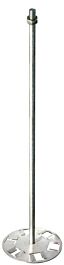 MALAXEUR INOX 600X160MM AVEC EMBOUT M14 TALIAPLAST - 340416