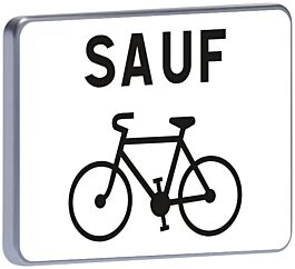 Panneau permanent M9v2 sauf velo 500x350 c2 TALIAPLAST - 521513