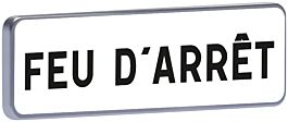 Panneau permanent M9g feu d'arrêt 900x250 c2 TALIAPLAST - 521563