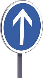 B21b-450-Classe 1-Direction obligatoire tout droit TALIAPLAST - 523526