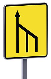 Panneau temporaire Kd10b ex.2 changement de trajectoire 900x900 c2 TALIAPLAST - 526308