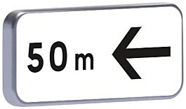 Panneau permanent M3b4 flèche à droite 350x150 c2 TALIAPLAST - 527659