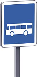 Panneau permanent C6 700x700 c1 arrêt d'autobus TALIAPLAST - 528206