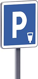 Panneau permanent C1c 700x700 c1 lieu aménagé pour le stationnement payant TALIAPLAST - 528252