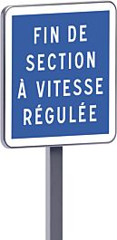 Panneau permanent C51b 700x700 c2 fin de section à vitesse régulée TALIAPLAST - 528275
