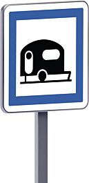 Panneau permanent Ce4b 500x500 c1 terrain de camping pour caravanes et autocaravanes TALIAPLAST - 528307