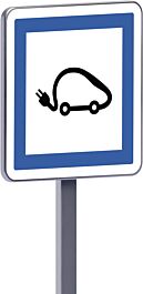 Panneau permanent Ce15i 500x500 c1 poste de recharge de véhicules électriques 7sur7 et 24sur24 TALIAPLAST - 528323