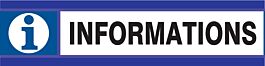 PANNEAU INFORMATIONS D-SIGN 180X45MM TALIAPLAST - 630615
