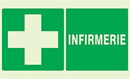 PANNEAU INFIRMERIE LUMINESCENT 330X200MM TALIAPLAST - 631403
