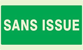 PANNEAU SANS ISSUE (SECOURS) LUMINESCENT 330X200MM TALIAPLAST - 631416