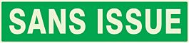 PANNEAU SANS ISSUE (SECOURS) LUMINESCENT 330X75MM TALIAPLAST - 635416