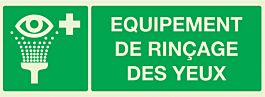 PANNEAU EQUIPEMENT DE RINCAGE DES YEUX LUMINESCENT 330X120MM TALIAPLAST - 636410