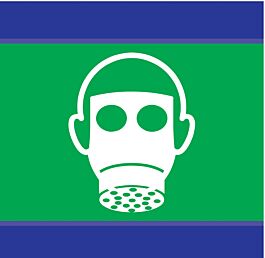 PANNEAU MASQUE A GAZ D-SIGN 100X100MM TALIAPLAST - 637405