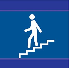 PANNEAU ESCALIER EN DESCENTE D-SIGN 100X100MM TALIAPLAST - 637612