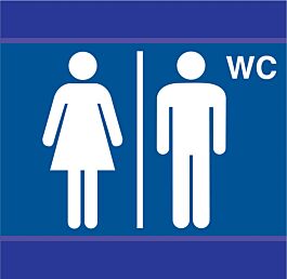 PANNEAU W,C D-SIGN 100X100MM TALIAPLAST - 637632