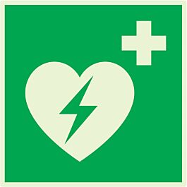 DEFIBRILLATEUR AUTOMATIQUE EXTERNE LUMINESC. 200x200mm TALIAPLAST - 638421