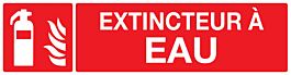 PANNEAU EXTINCTEUR A EAU 200X52MM TALIAPLAST - 720108