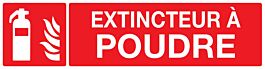 PANNEAU EXTINCTEUR A POUDRE 200X52MM TALIAPLAST - 720109