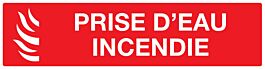 PANNEAU PRISE D'EAU INCENDIE 200X52MM TALIAPLAST - 720113