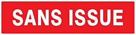 PANNEAU SANS ISSUE (INCENDIE) 200X52MM TALIAPLAST - 720124
