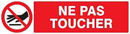 Panneau adhésif INTERDICTION DE TOUCHER 200X52MM TALIAPLAST - 720234