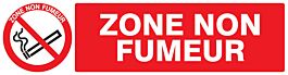Panneau adhésif ZONE NON FUMEUR 200X52MM TALIAPLAST - 720235