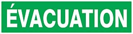 PANNEAU EVACUATION 200X52MM TALIAPLAST - 720405