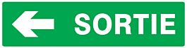 PANNEAU SORTIE FLECHE A GAUCHE 200X52MM TALIAPLAST - 720418