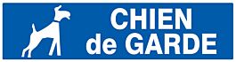 Panneau adhésif CHIEN DE GARDE 200X52MM TALIAPLAST - 720612