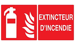 PANNEAU EXTINCTEUR D'INCENDIE 330X200MM TALIAPLAST - 721101