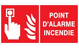 PANNEAU POINT D'ALARME INCENDIE 330X200MM TALIAPLAST - 721103