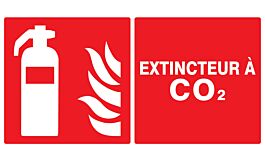 PANNEAU EXTINCTEUR A CO2 330X200MM TALIAPLAST - 721107