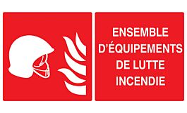 PANNEAU EQUIPEMENTS DE LUTTE CONTRE L'INCENDIE 330X200MM TALIAPLAST - 721112