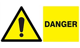 Panneau adhésif DANGER 330X200MM TALIAPLAST - 721304