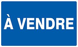 Panneau adhésif A VENDRE 330X200MM TALIAPLAST - 721607