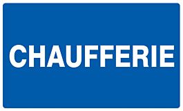 Panneau adhésif CHAUFFERIE 330X200MM TALIAPLAST - 721611